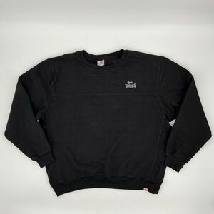 Black Crewneck Lonsdale Long Sleeve Warm Sweater Size 3X